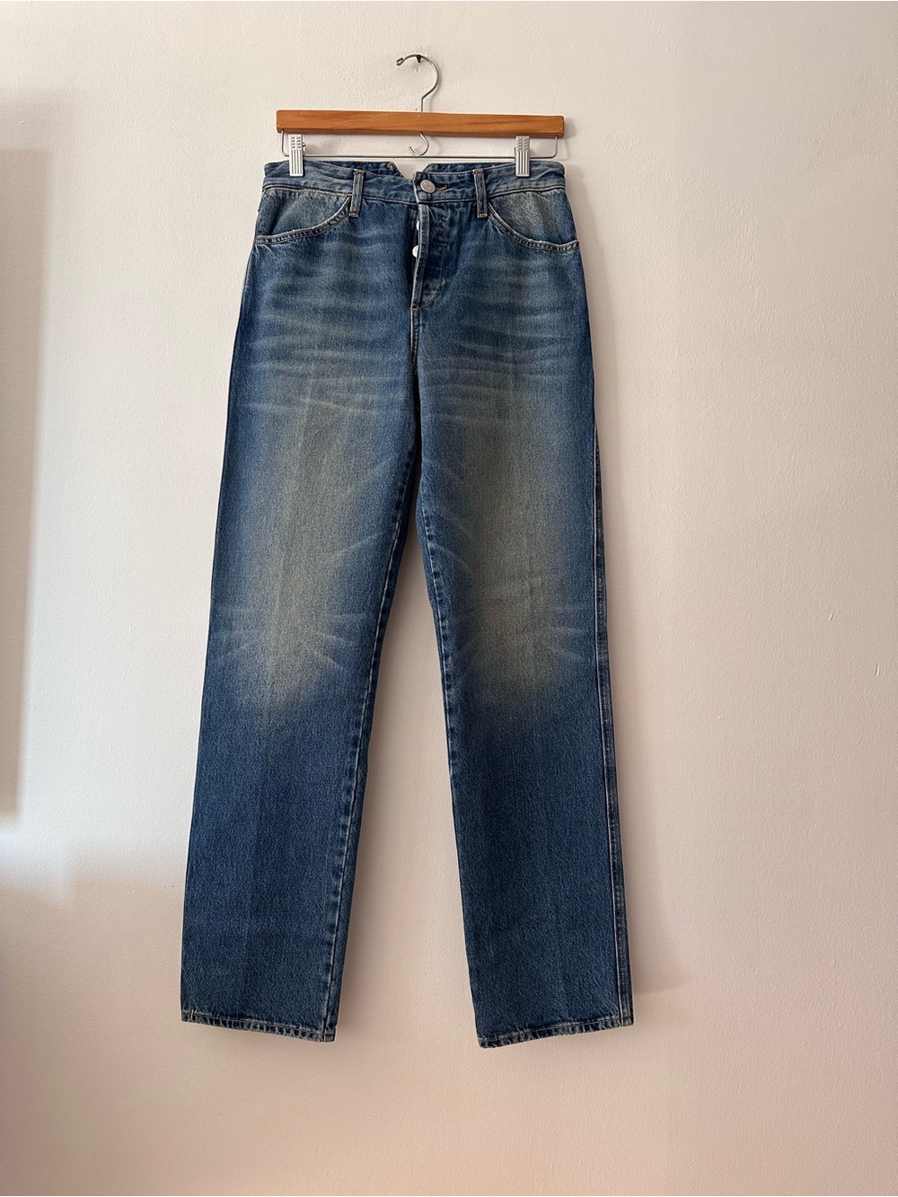 NWT SPRWMN Kate Slim Boyfriend jeans straight leg size 25